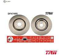 TRW DF4749S Brake Disc for ALFA ROMEO