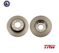 2x BRAKE DISC DF4771S FOR PEUGEOT MANAGER/Platform/Chassis/Van/Bus BOXER FIAT