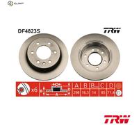 TRW DF4823S Brake disc