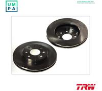 1X Brake disc TRW DF4860S for AUDI Q5 (8RB) 2 2008-2017