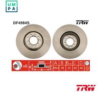 TRW DF4984S Brake Disc for ,IVECO