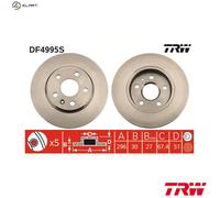 TRW DF4995S Brake disc
