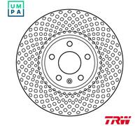 2x BRAKE DISC DF6015S FOR AUDI A4/Allroad/S4 A5/Sportback/S5/Convertible Q5 2.0L