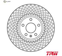 TRW DF6015S Brake disc