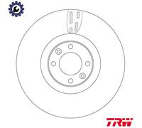 2x BRAKE DISC DF6140 FOR PEUGEOT 308/CC CITROEN DS EP6CDTX 1.6L 4cyl 308 CC 1.6L
