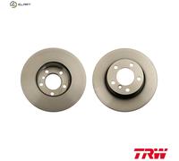 X2 PCS DF6143S BRAKE DISC TRW