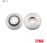 TRW Front Brake Disc DF6208S Vented - for Renault Laguna III, Scenic IV, Grand IV, Talisman