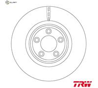 TRW DF6223S Brake Disc for DAIMLER,JAGUAR