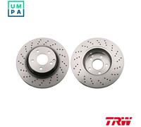 2x BRAKE DISC DF6477 FOR MERCEDES-BENZ M 112.973 3.7L 6cyl SL