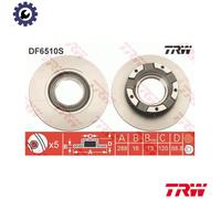 TRW Brake Disc DF6510S for Ford Transit V363 Bus (FAD, FBD) 2016-2024 1x