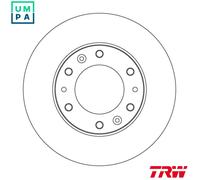 2x BRAKE DISC DF6805S FOR HYUNDAI H350/Platform/Chassis/Van/Bus D4CB 2.5L 4cyl