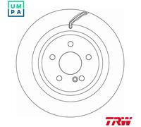 2x BRAKE DISC DF6826S FOR MERCEDES-BENZ E-CLASS/T-Model CLS/Shooting/Brake 1.8L