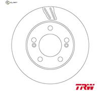 2x BRAKE DISC DF6876 FOR SSANGYONG STAVIC/II TURISMO/KORANDO RODIUS KYRON 2.3L