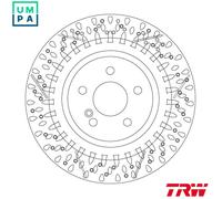 TRW DF6900 Brake disc