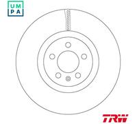 TRW DF6983S Brake disc