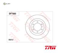 TRW DF7880S Brake disc