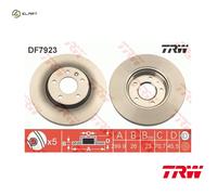 2x BRAKE DISC DF7923 FOR HOLDEN CHEVROLET VAUXHALL ZAFIRA/Mk/III ASTRAVAN 1.4L