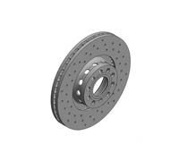 2x Brake disc Externally Vented 100.3303.52 ZIMMERMANN for AUDI VW