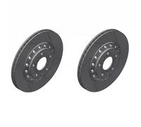 2x Brake disc Externally Vented 100.3311.53 ZIMMERMANN for VW AUDI