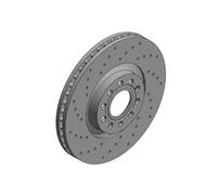 2x Brake disc Externally Vented 100.3312.20 ZIMMERMANN for AUDI A4 B7