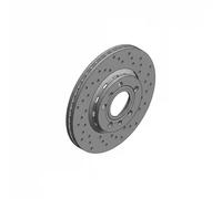 2x Brake disc Externally Vented 100.3313.52 ZIMMERMANN for VW AUDI
