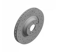 2x Brake disc Externally Vented 100.3319.52 ZIMMERMANN for AUDI A6 C6