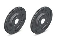 2x Brake disc Externally Vented 100.3334.53 ZIMMERMANN for AUDI Q5 A5 A4 B8