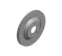 2x Brake disc Externally Vented 100.3336.52 ZIMMERMANN for AUDI A8 D4 A6 C6