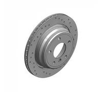 2x Brake disc Externally Vented 150.1286.52 ZIMMERMANN for BMW ALPINA