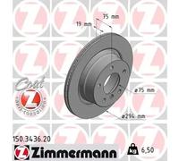 2x Brake disc Externally Vented 150.3436.20 ZIMMERMANN for BMW Z4 Roadster