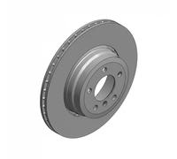 2x Brake disc Externally Vented 150.3438.20 ZIMMERMANN for BMW 7