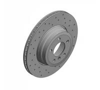 2x Brake disc Externally Vented 150.3438.52 ZIMMERMANN for BMW 7