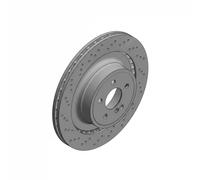 2x Brake disc Externally Vented 400.5504.20 ZIMMERMANN for MERCEDES-BENZ CLS