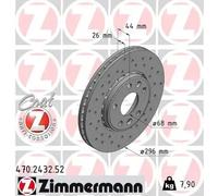 ZIMMERMANN 470.2432.52 Brake disc