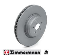 2x Brake disc Externally Vented 590.2828.20 ZIMMERMANN for TOYOTA C-HR