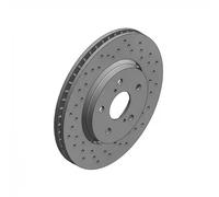 2x Brake disc Externally Vented 590.2828.52 ZIMMERMANN for TOYOTA C-HR