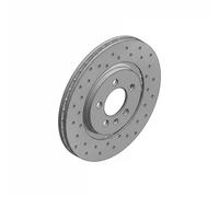 2x Brake disc Externally Vented 600.1606.52 ZIMMERMANN for VW SEAT