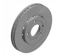 2x Brake disc Externally Vented 600.3230.20 ZIMMERMANN for VW LUPO I POLO III