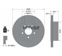 TEXTAR 92144900 Brake disc