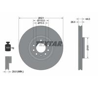 TEXTAR 92149803 Brake disc