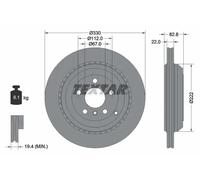 Textar 92150903 Brake Disc
