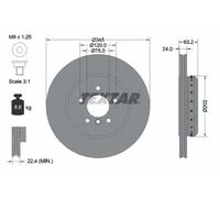 Textar 92182525 Brake Disc