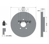 Textar 92184505 Brake Disc