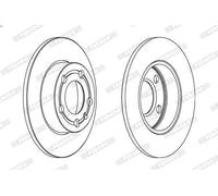 FERODO DDF1233C Brake disc