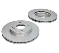 2X Brake disc FERODO DDF1740C for FORD FIESTA VI Van 1 2012-2017