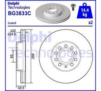 2x Brake Disc for AUDI AUDI (FAW) MAZDA (CHANGAN) SEAT SKODA SKODA (SVW) VW:A1