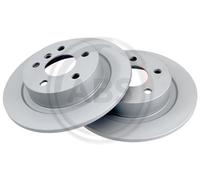 2x Brake disc solid 18458 A.B.S. for BMW MINI