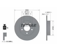 Textar 92092103 Brake Disc