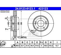 2x Brake Disc for KIA HYUNDAI:FORTE III Hatchback,CERATO III Saloon,