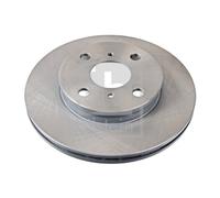 2x Brake disc Front Axle internally vented 108537 FEBI BILSTEIN for TOYOTA